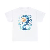 Wind Elemental Dance of the Sun and Sky Unisex Heavy Cotton T-Shirt Small